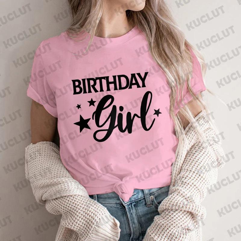 Papa, Mama, Schwester, Bruder des Geburtstagskinds Party-T-Shirt Familie passendes Outfit Harajuku Kleidung Unisex Tops Kurzarm-T-Shirts