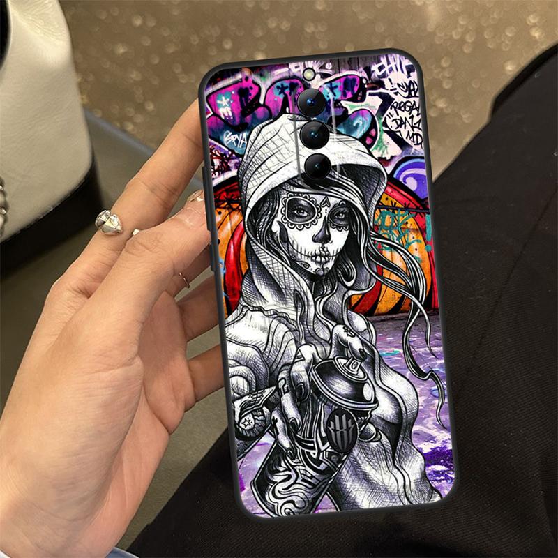 Graffiti Case For ZTE Nubia Red Magic 10 Air 6S 7S 6 7 Pro RedMagic 8 9 10 8S 9S 10S Pro Plus Cover