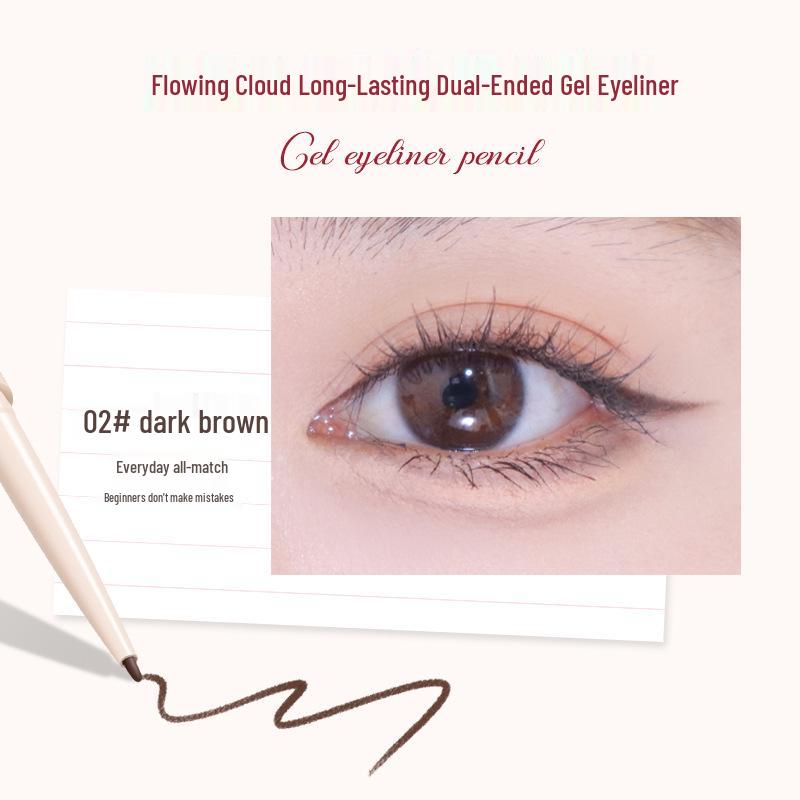 NOVO Blade Double-Ended Waterproof Eyeliner Pencil - Long-Lasting, Sweatproof, No Smudge, Ultra-Fine for Women.