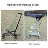 Breathable Strollers Sunshade Awning Pocket Pushchair Canopy for Baby with Easy Installation and Storage Feature