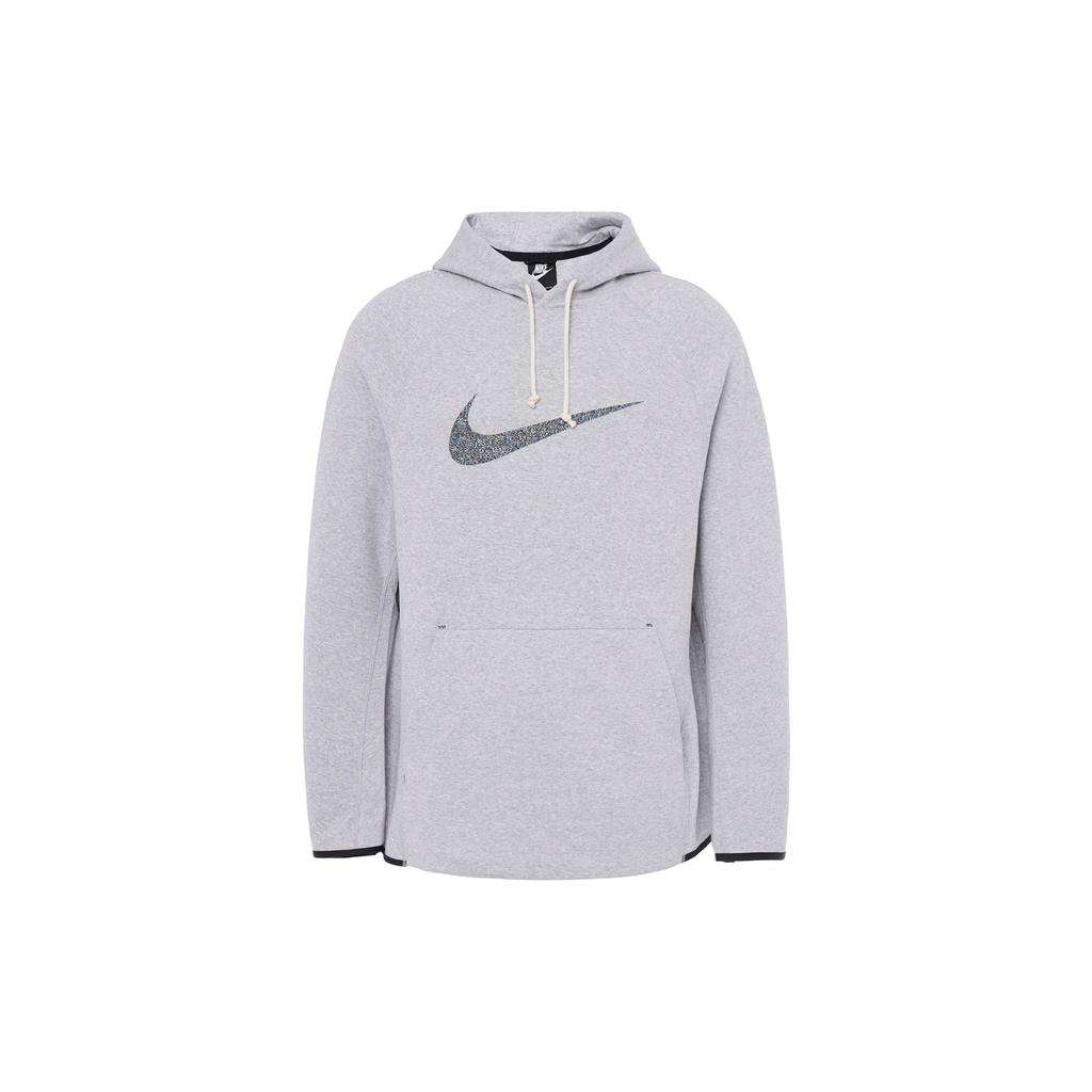 Nike Alphabet Logo Print Hoodie Long Sleeve Sweatshirt Men Tops Gray CK2977-902