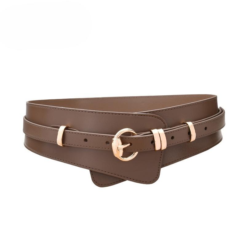 New Trendy Belt Women's Decorative Waistband with Coat Skirt Waistband Tucked Waist Wide Belt Belt