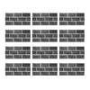 Removable Bathroom Wall Tiles Self-Adhesive PVC Tile Stickers, Waterproof Mosaic Pattern Decals for Kitchen Cover Defects Stickers Home Decor,