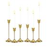 Sturdy Metal Construction Vintage Candlesticks Conical Candlesticks