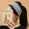 Basic Bandana Hairband (Light Gray)