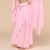 Ladies' Belly Dance Skirt Hanging Coin Skirt Chiffon Big Swing Skirt Performance Dress Shining Stage Performance Dress Shining Half Body Skirt