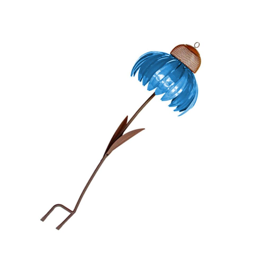 Creative Sensation Coneflower Bird Feeder Outdoor Garden Flower Yard Decor