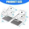 2pcs Wall Mount Holder for NS2 Console Clear Acrylic Stand with Controller Storage Rack Bracket Gaming Accessory