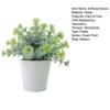 Artificial Green Plant Non-withered Create Vitality Long Service Life Durable Wedding Centerpiece Simulation Potted Plant Bonsai