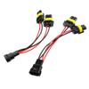 2Pcs 9005 9006 Male To Female One To Two Splitter Wires Harness for Car Headlights Retrofit