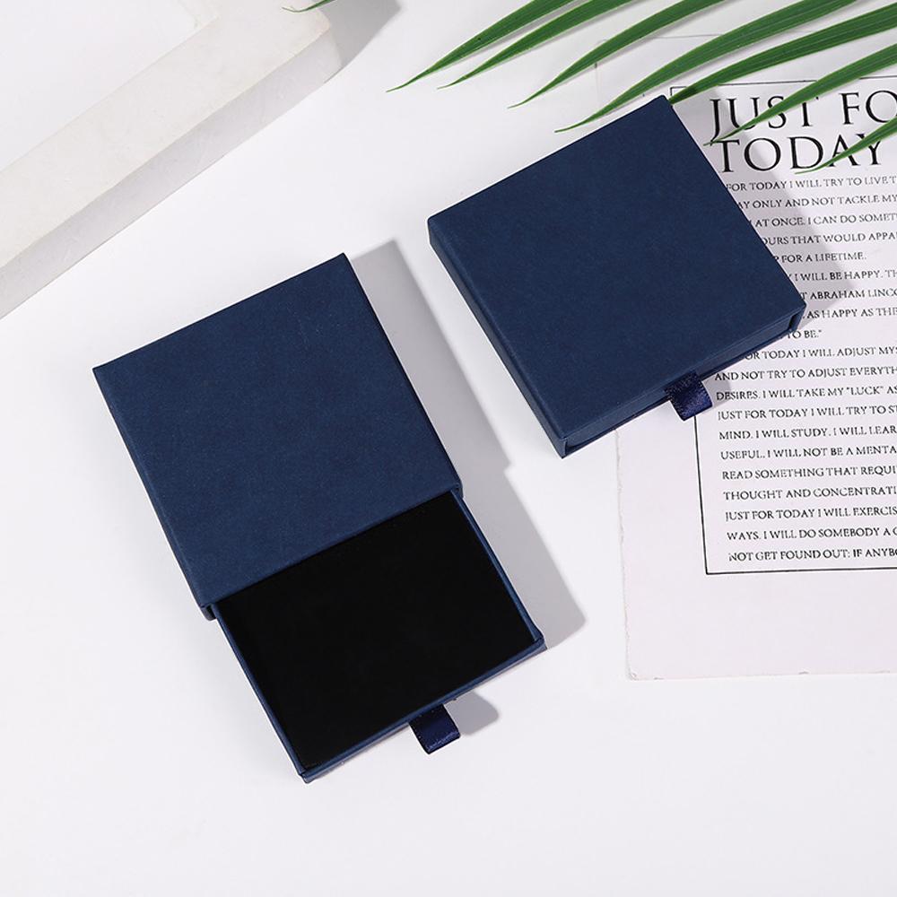 5pcs Jewelry Drawer Organizer Box Ring Earring Bracelet Necklace Pendant Portabl Storage Paper Case Jewellery Packaging Display