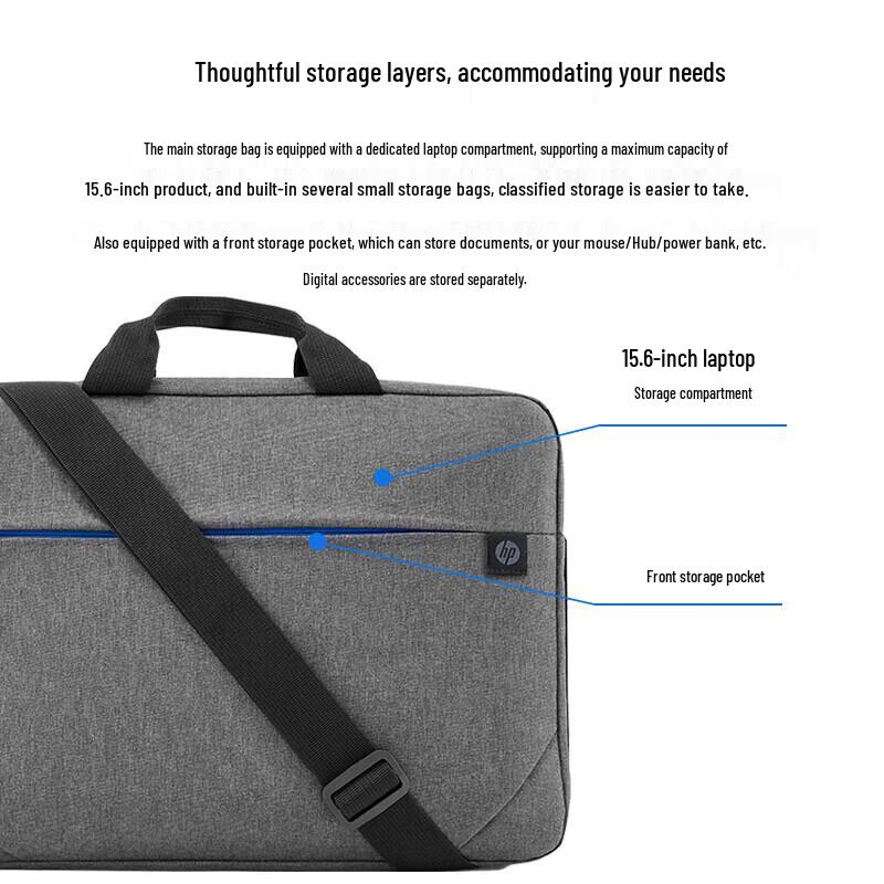 HP Zhan 66 Laptop Shoulder Bag 15.6-inch