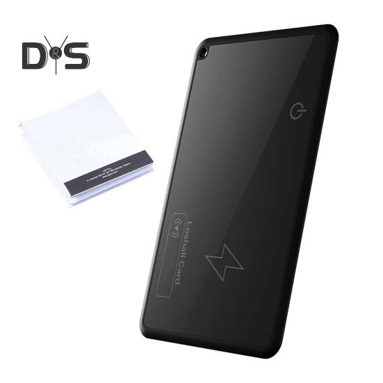 Wireless Charging Wallet Tracker Card Ultra-Thin Design Portable Bluetooth-compatible GPS Locator Waterproof Thin Item Finder