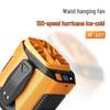 Portable Rechargeable Neck and Waist Fan with Large Capacity, Outdoor Lighting, and Long Battery Life
