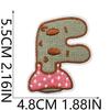 Animated Kitten Embroidery Cloth Sticker, Clothes Bag Decoration, Puppy Letter Computer Embroidery Label, English Letter Patch Sticker