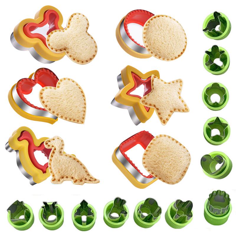 Cartoon Bread & Cookie Stainless Steel Mold Set