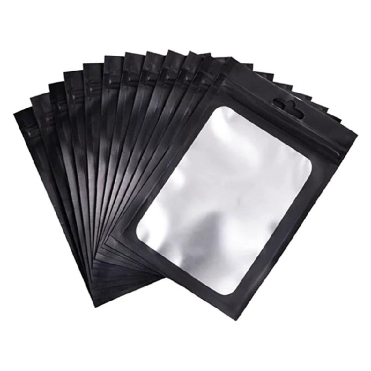 100Pcs Self Closing Bags for Gift Packaging Sealable Clear Jewelry Storage Pouches Small Item Organization Supplies