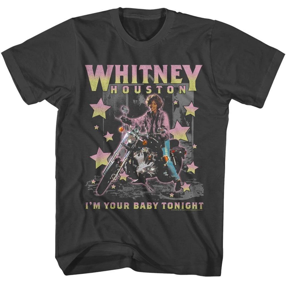 Whitney Houston Motorcycle Stars Music Shirt 140