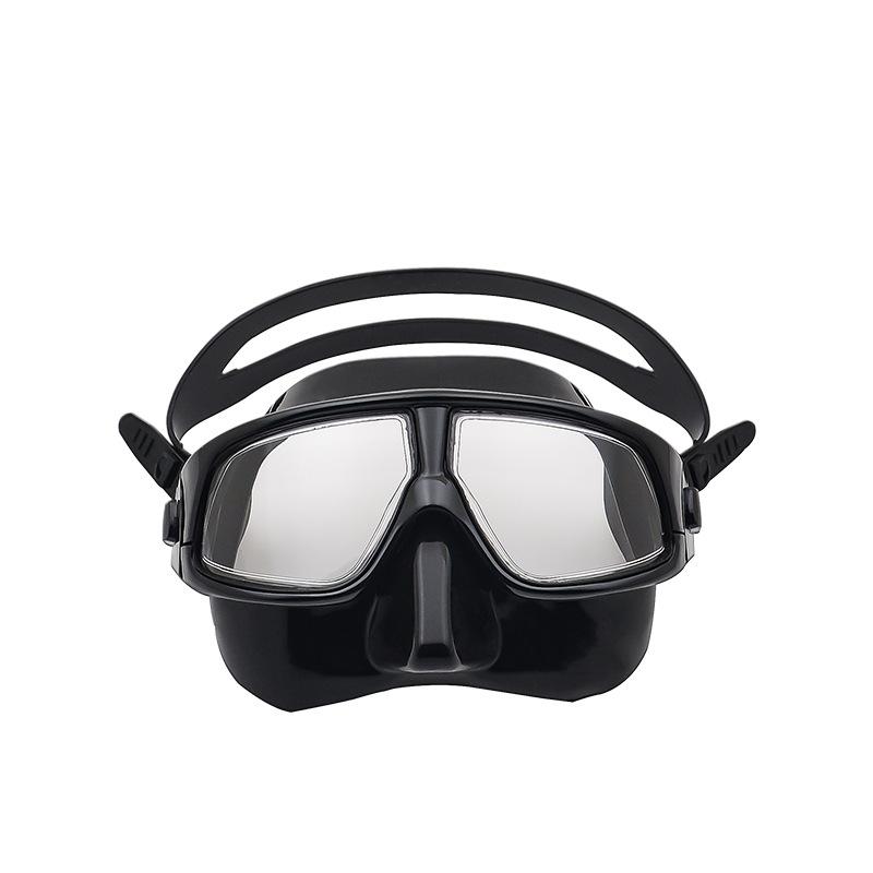 New adult waterproof anti-fog diving mask, dual-use snorkeling and swimming goggles, free-diving goggles