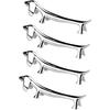 [Steel Utensil Holders] 4pcs Stainless Steel Dog Utensil Holders | Zinc Alloy Cutlery Stand for Spoon Fork, Home Kitchen Table Decor Accessory
