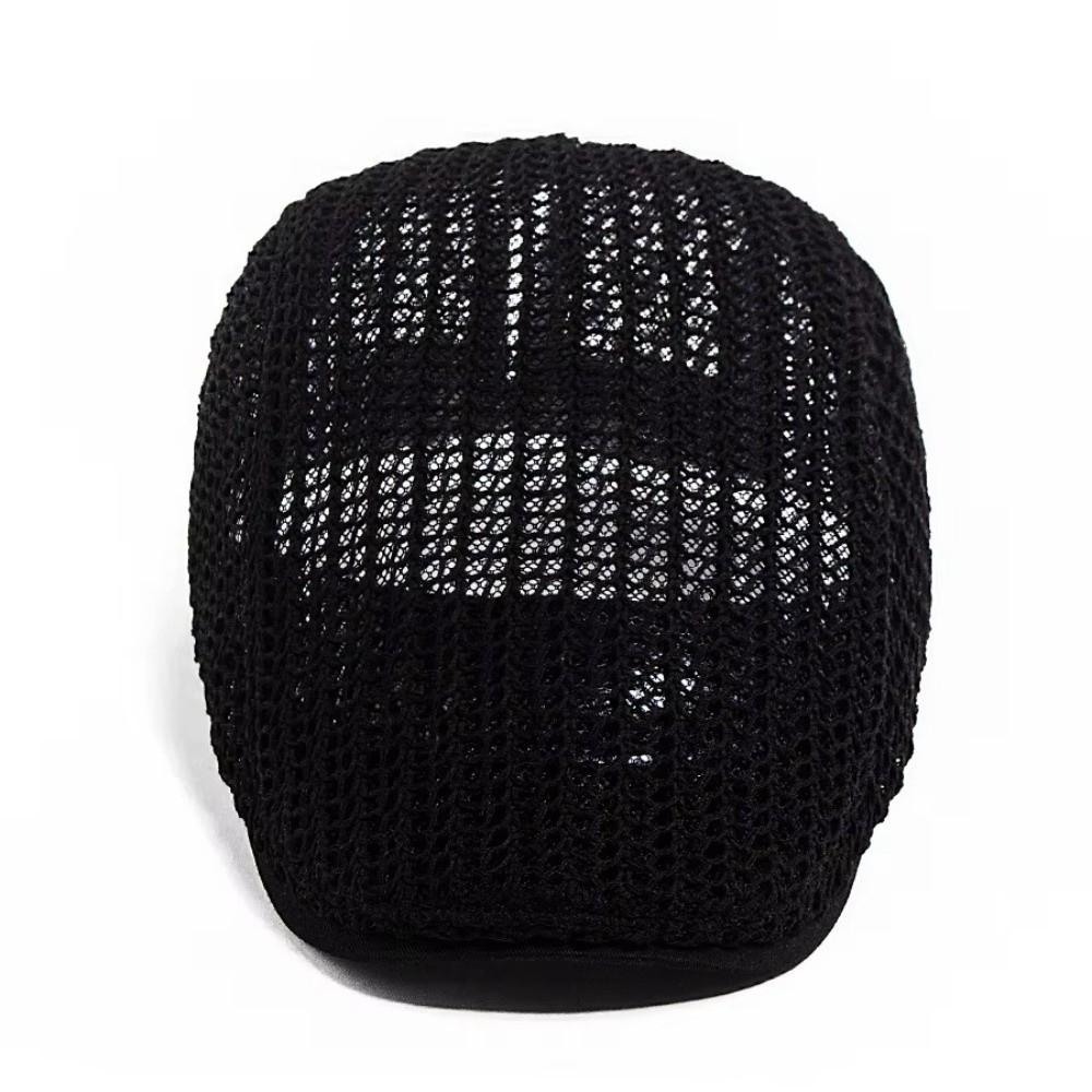 Summer Thin Crochet Hat Casual Newsboy Cap Fashion Sun Visor Flat Hat Women Men