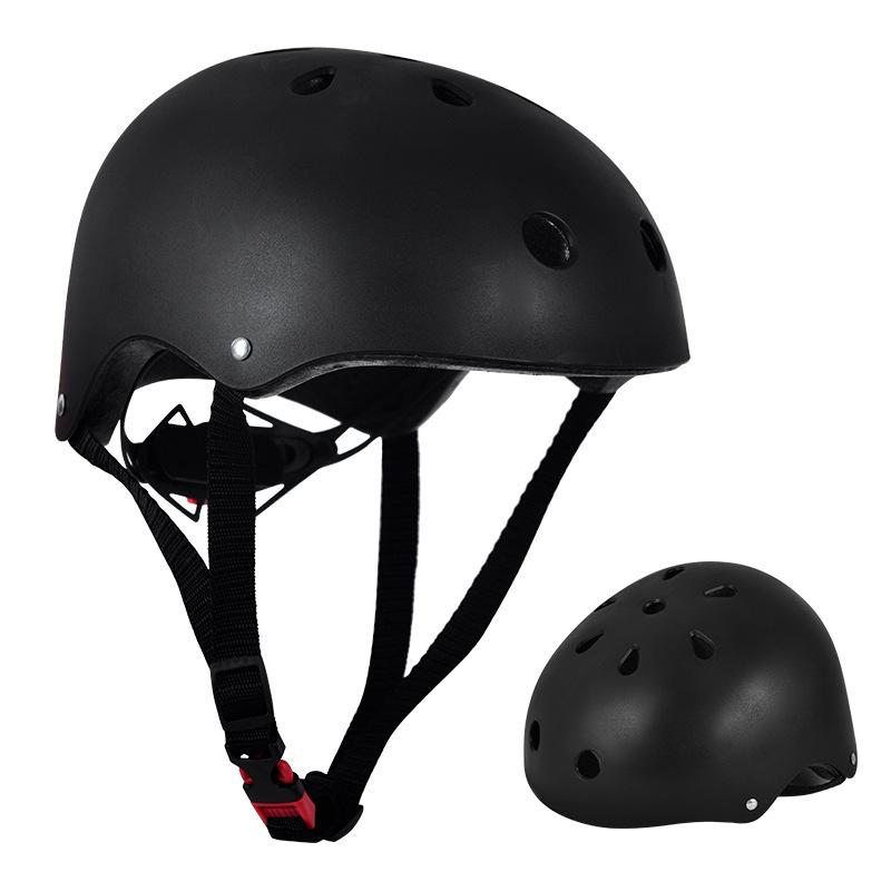 

Скейтбординг Лендсерфинг Шлем Велоспорт Роликовые коньки Шлем one size fits all чёрный