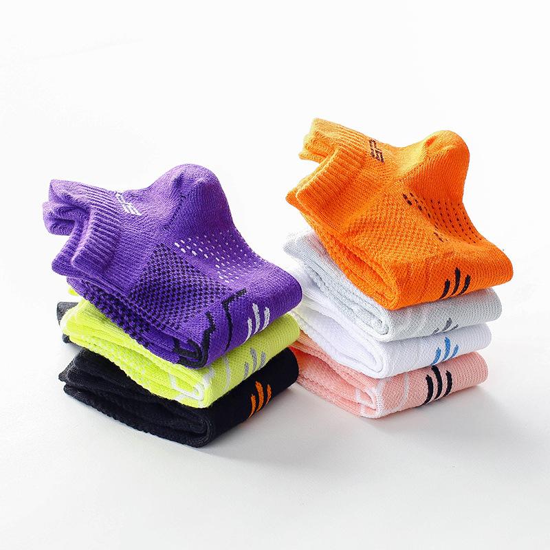 Mesh, tynne, pustende sportssokker, unisex menn, kvinner, treningsstudio, løpesokker, høy kvalitet, myk bomull, utendørs sport, korte sokker