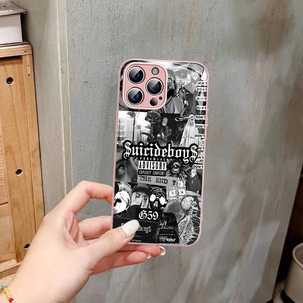 Rap Group S-Suicideboys-S G59 For IPhone 14 13 12 Mini 11 Pro XS Max X XR 14 Plus Tempered Glass Cover