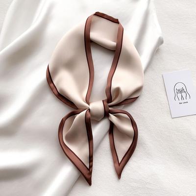 Neuer Modischer Seidenschal für Damen Hals Haarband Tasche Wickeltuch Weiches Halstuch Hijab Kopftuch Bandana Weiblicher Foulard EMA