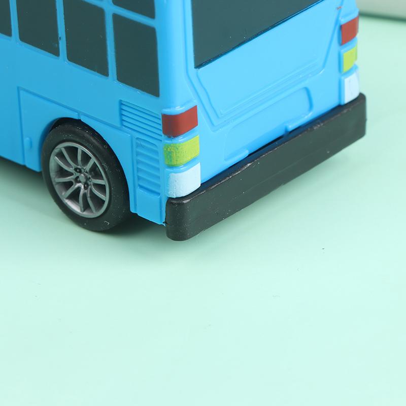4Pcs Tayo The Little Bus Cartoon Pull Back Car Toy Set Kids Educational Gift