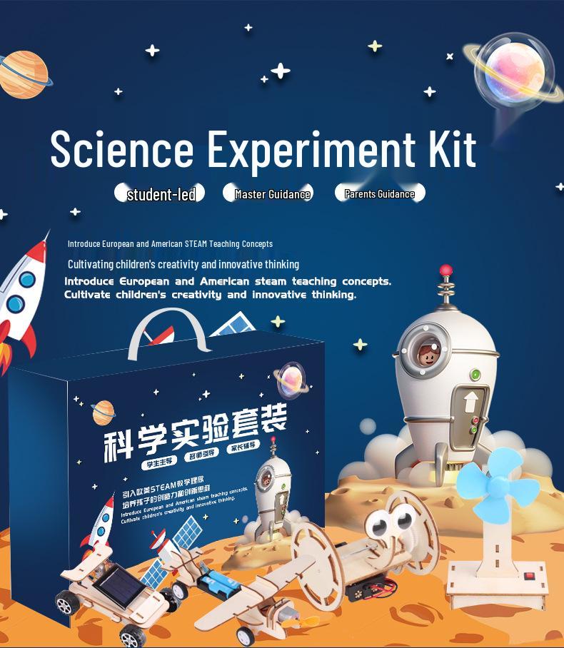 DIY Physics Experiment Kit for Kids – Educational Science Toys & Inventions for Primary School Boys, Great Gift!