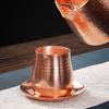 Handgefertigter Reiner Kupfer Bier Milch Becher Kreativ Vintage Verdickt Moskau Wasser 350 ml Frühstückstasse Moskau Trinkgeschirr Geschirr