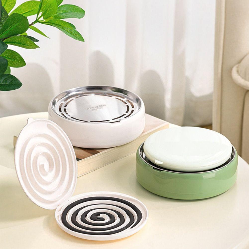 With Tray Mosquito Coil Holder Anti-Mosquito Safe Design Mosquito Coil Bracket Useful Mosquito Incense Rack for Mosquito Control