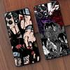 Case for Honor X5b 200 400 Lite X7 X9a X8 X6 90 Magic5Lite 70 8X Black Soft Phone Cover Anime Man Itachi