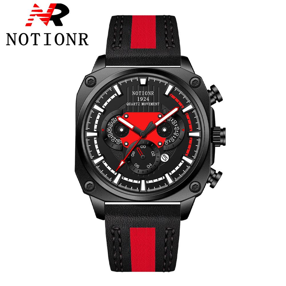 Men S Leather Watch Casual Sports Men S Quartz Watch