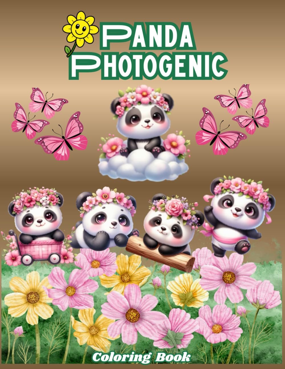 Panda Photogenic Coloring Book: Exploring the Playful World of Pandas Through the Lens