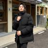 Warrior Puffer Jackets Unisex Stand Collar Thickened SHM075K281