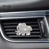 Odświeżacz powietrza do samochodu klips wentylacyjny luksusowy stop Rhinestone słoń dekoracja wylotu powietrza do samochodu dyfuzor do aromaterapii akcesoria do wnętrza samochodu