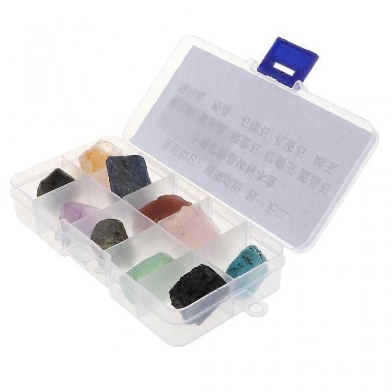 Rock & Mineral Collection Geology Science Kit Earth Sciences Educational - Box Of 10 Pieces Quartz Crystal Specimens #A