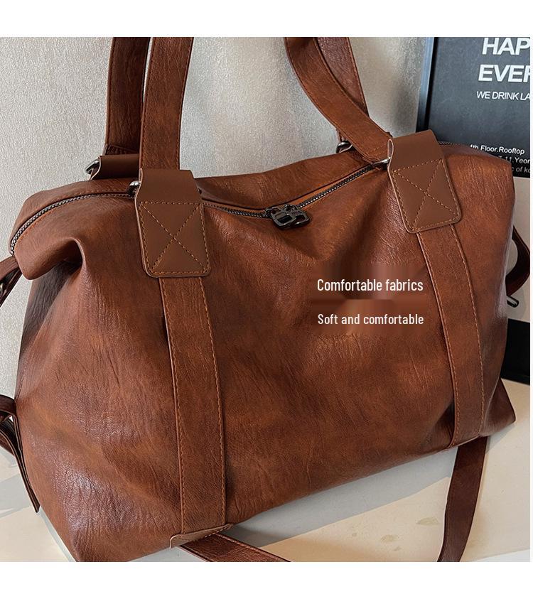 Autumn/Winter Large Capacity Solid Color Versatile Crossbody Travel Bag