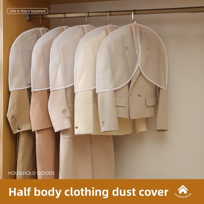 Peva Wardrobe Dust Cover For Clothes With Waterproof Protection For Home Storage