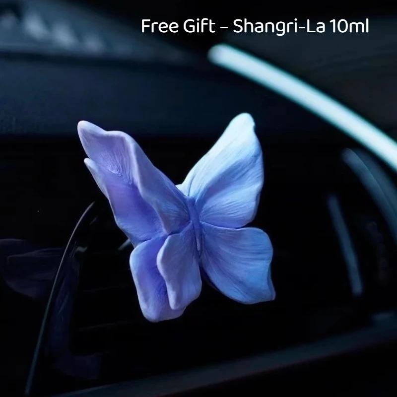 1Pcs Butterfly Shape Car Aroma Diffuser Fragrance Stone Air Freshener For Automobile Interior Decoration Diy Accessories