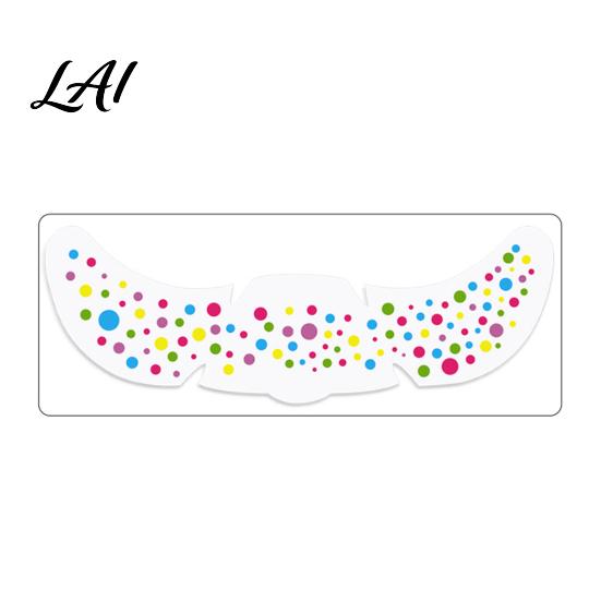 Party Tattoo Stickers Waterproof Temporary Sticker for Face Women Girls Face Easy Apply Decal Decorative Fake Valentine's Day Wedding Parties
