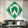 SV Werder Bremen Wandbehang Bedruckte Stoffdecke Dekorative Wandteppiche für Schlafzimmer Wohnzimmer Heimdekoration