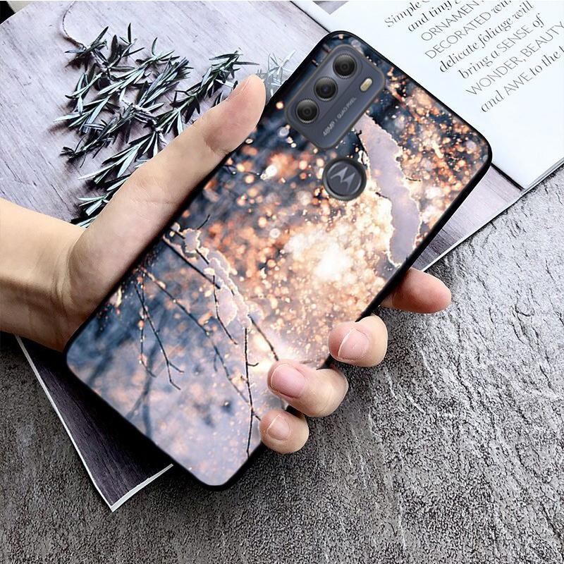 Winter schnee Frohe Weihnachten Telefon Fall für Motorola Moto G22 G60 G52 G9 G7 Plus G8 Power G100 G Stylus G30 g10 GPure