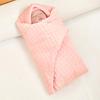Spring & Autumn Velvet Lambswool Baby Swaddle Blanket - Double-Layer, Foldable & Thickened for Comfort and Warmth
