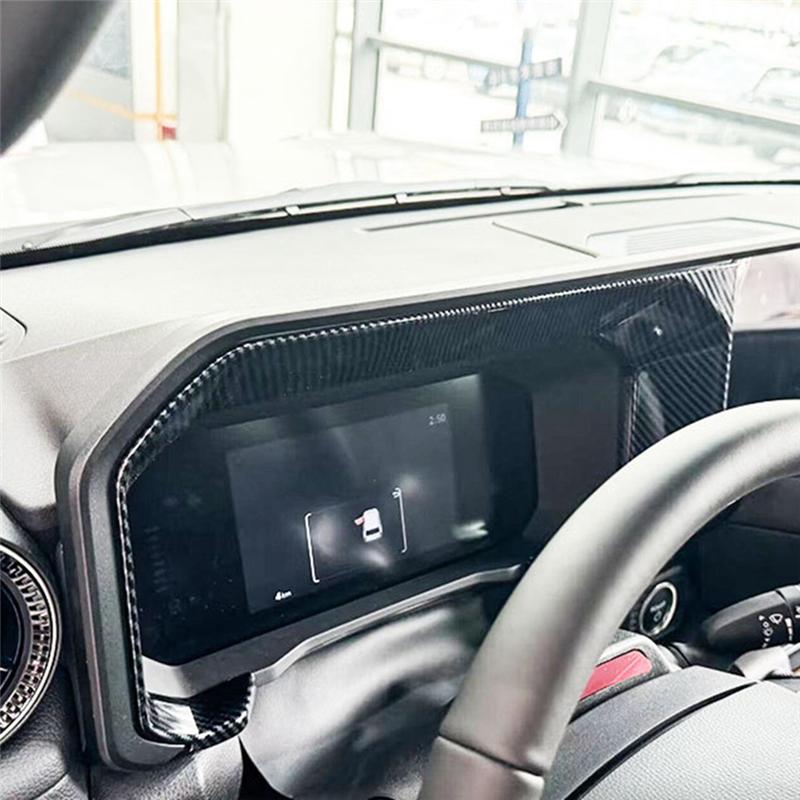 Powerful Center Console Dashboard Cover trument Trim For Toyota Land Cruiser Prado 250 LC250 2024 LHD Accessories Carbon Fibe