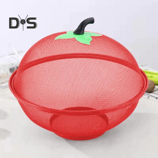 Fruit Bowl Vegetable Basket 24/28cm Metal Mesh Bowl for Washing Fruits Vegetables Snacks Tabletop Decorative Holder Kitchen Cafe Restaurant Home Use