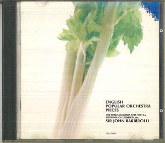 

CD BARBIROLLI English Popular Orchestra Pieces CE255688 TOSHIBA EMI Japan Obi Classical Used