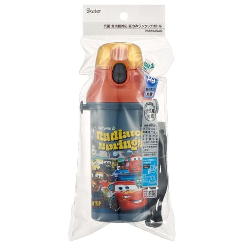 Skater Water Bottle Disney Cars 24 480ml Children's Antibacterial Plastic Child Friendly Lightweight Made In Japan PSB5SANAG-A